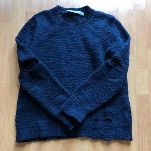 Raquel Allegra Shredded Sweater